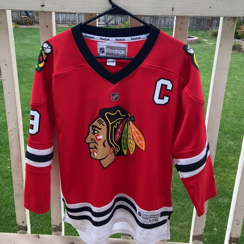Rebok Chicago Blackhawks Toews Jersey Used - Picture 1 of 14